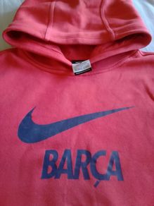 Barcelona fc Nike hoodie size large boys