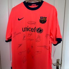 Genuine Barcelona FC Nike Jersey Signed
