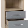 Nevada Bedroom Furniture In Grey Image 4