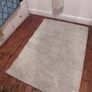 Large Cream Shaggy Rug Image 2