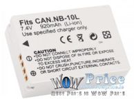 main image for ad NB-10L Battery for Canon