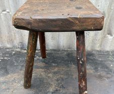 Primitive hedge stool c1800