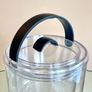 Vintage 80's Bodum Designer Double Wall Ice Bucket, Danish, Acrylic, "Shiro" Image 5