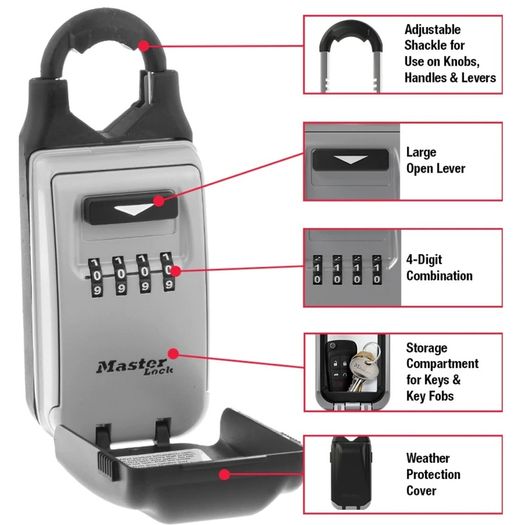 Master Lock 5420D Universal Portable Lock Box