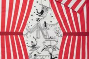 Circus stripes Busenkel SINGLE duvet cover and pillowcase