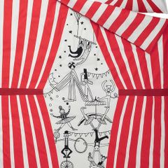 Circus stripes Busenkel SINGLE duvet cover and pillowcase