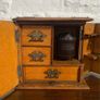 Edwardian Oak Smokers Cabinet. Image 4