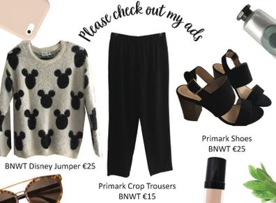 BNWT Ladies Disney Jumper, Trousers and Shoes
