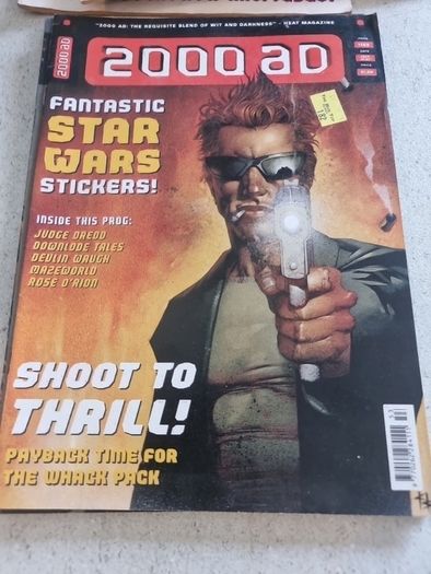 11 editions of 2000ad from 1994 to 1999
