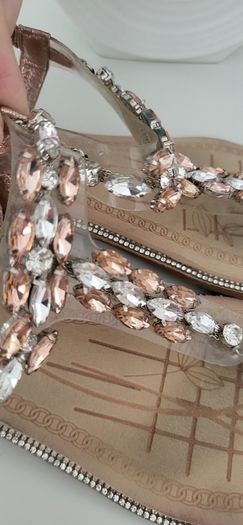 LIBRA jewelled sandals Sz 39 ( Fit 6-6.5 UK)