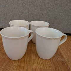 Set of 4 Mugs - White