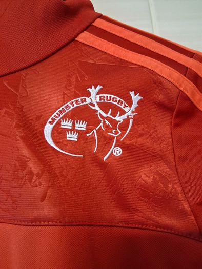 Munster Rugby Hoodie Track Top. Official Adidas Youth Age 8 To 9 Years. Collect In Dublin Or Receive Via Post.