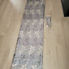 Pair of Extra Long Curtains & tie-backs (250cm Drop x 229cm Wide)