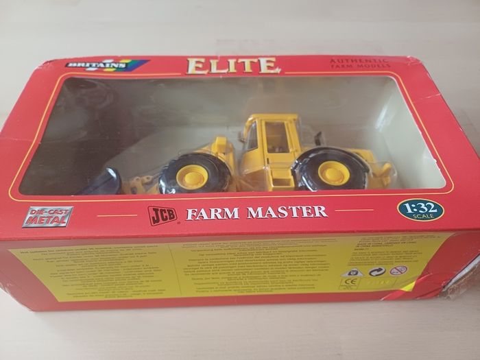 Britains Elite JCB Farm Master Model Digger Tractor Boxed MINT
