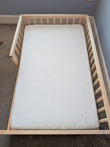 Toddler Bed frame and New Mattress