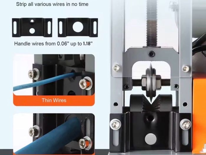 Stripper 1-25mm cable 220V Cable Stripper Automatic Peeler Electric Wire Stripping Machine