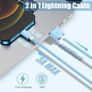 Charger Cable, Lightning Cable 6Pack [1M/2M/3M] Apple MFi Certified iPhone Cable Braided Long iPhone Charger USB Fast Charging Lead for iPhone 14 13 12 11 Pro Max Xr X 8 7 6 Plus iPad and More (FREE POSTAGE) Image 4