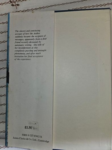 Beyond The Horizon. Being New Evidence From "the Other Side Of Life" By Grace Rosher. First Edition Hardback With Dustjacket In Good Condition.  See Photos For Same.