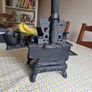 Mini Crescent CAST IRON Stove/Oven with stove items Image 6