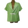 French lime green blazer  with white bow size M/L Postage included Image 3