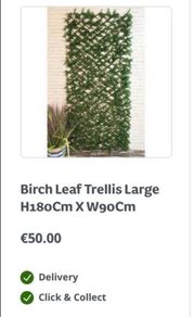 Birch Leaf Trellis Large - Brand new
