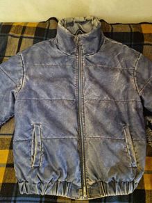 Denim Puffer Jacket