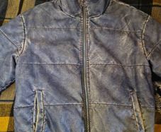 Denim Puffer Jacket