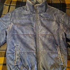 Denim Puffer Jacket