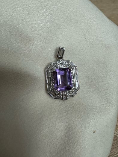 Silver Amethyst pendant