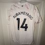Arsenal 2020/21 Away Shirt - Aubameyang 14 Men's L. Image 2