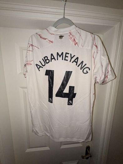 Arsenal 2020/21 Away Shirt - Aubameyang 14 Men's L.