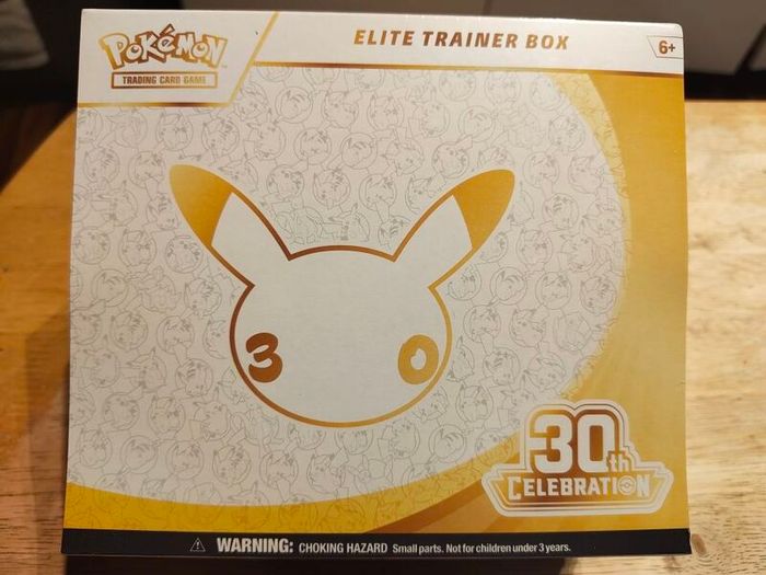 Pokemon Tcg 30th anniversary elite trainer box plus X2 booster bundles