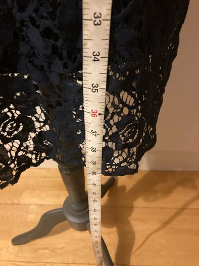 Navy lace dress