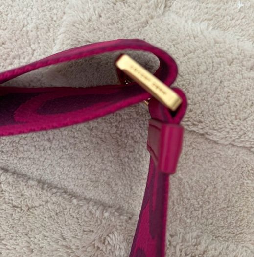 Marc Jacobs pink saddle bag