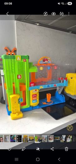 fisher price little people bus and carwash