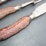 Harrison Bros & Howson Sheffield Stag/Horn/Antler Handle Sterling Silver Capped & Ferruled 4 Piece Carving Set  1884 Image 10