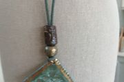 Handmade Celtic ceramic pendants