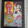 Beatles postcards in frame Image 2