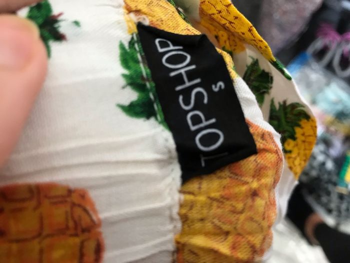 topshop sundress pineapple print
