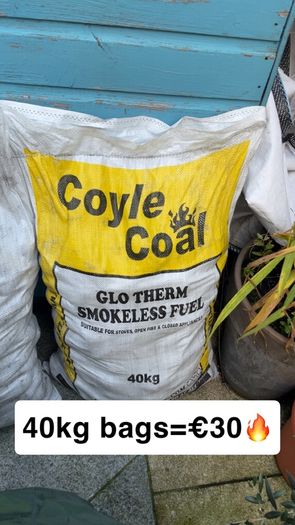 40kg bags of smokeless coyle coal