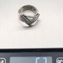 Vintage Brutalist 925 Sterling Silver Ring Image 9