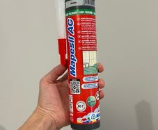 Beige silicone sealant