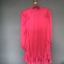 Zadig voltaire Bright pink ruffled long sleeve dress Image 6