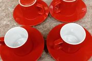 Espresso cups and saucers x 4