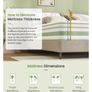 King Size Mattress 5FT, 10 Inch Gel Memory Foam Pocket Sprung Hybrid Mattress, 7-Zone Orthopedic & Motion Isolation, Medium Firm, 150x200x25cm Image 8