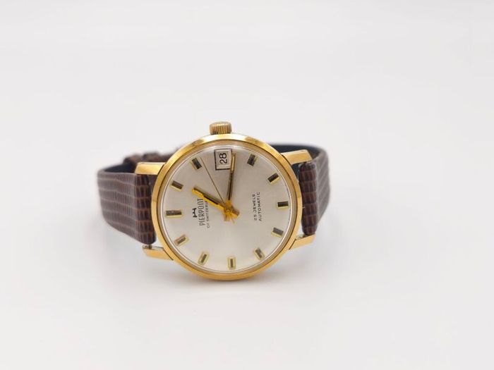 Vintage Swiss Made Automatic Pierpont 25Jewels 20 micron Gold Swiss watch