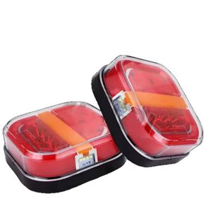 12V Car LED Tail Turn Signal Brake Reverse Lamp for Pickup Truck Trailer Rear Lamp Waterproof