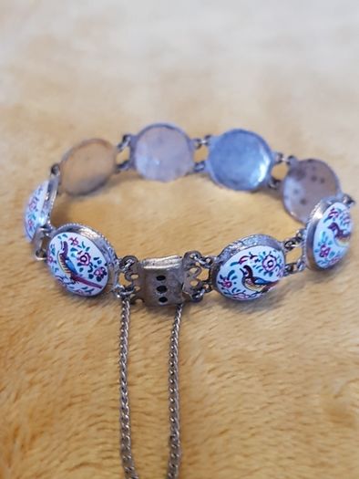 Painted Bird Bracelet
