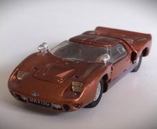 Diecast Vintage Dinky Toys Ford GT40-RV - Good Repaint by Seller/No Box