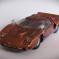 Diecast Vintage Dinky Toys Ford GT40-RV - Good Repaint by Seller/No Box